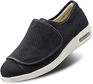 Women's Walking Shoes with Arch Support, Adjustable Closure Diabetic Shoes, Extra Wide Widths Orthopedic Walking Sneakers Diabetic Fasciitis Bunions for Foot Pain Relief