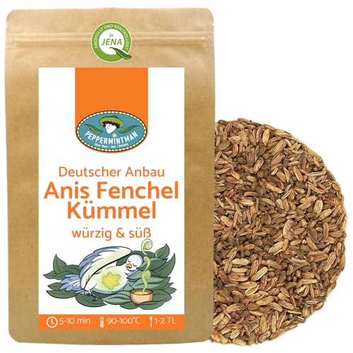 Anis-Fenchel-Kümmel Tee 1kg - Deutscher Anbau - PEPPERMINTMAN