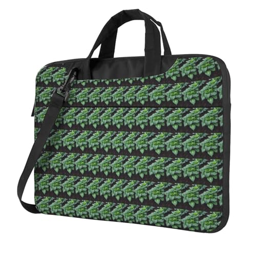Sac à bandoulière antichoc ordinateur portable vert mince pochette sacoche