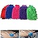 Produktbild Chenille Autowaschhandschuh Autowaschhandschuhe, Mikrofaser nass/trocken, saugfähiger Korallen Samt Reinigungsauto/Motorrad Reinigungshandschuh Waschhandschuh (5 Stück)