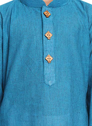 Image of VASTRAMAY Boys Cotton Regular Fit Solid Regular Kurta