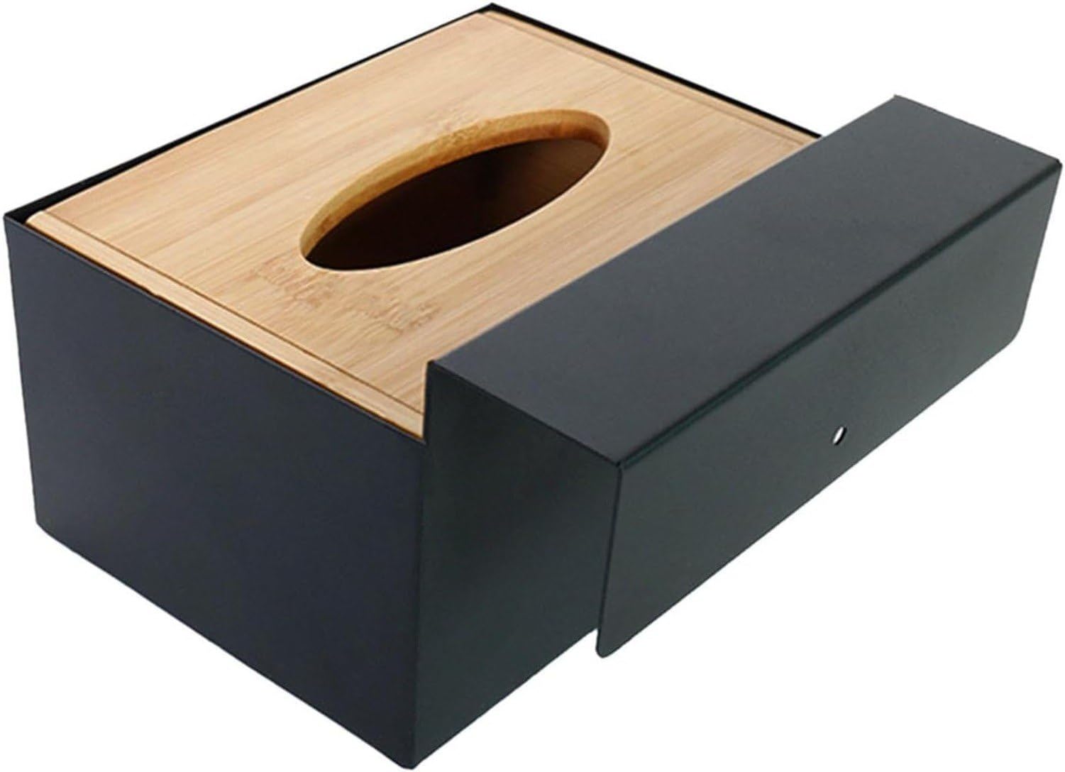 Distributeur à Gants Mural, boîte de Rangement Gain de Place pour Gants jetables, Organiseur de Gants pour Bureau, ateliers, Maison et Toilettes, Wood