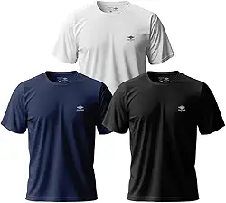 Kit 3 Camisetas Plus Size Masculinas Dry Fit Academia Verão Tamanho Grande