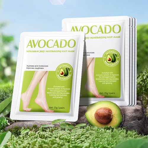 5 Pares Máscara Exfoliante Para El Cuidado De Los Pies, Máscara De Peeling Para Los Pies,Calcetines Exfoliantes de Pies Crema pies Secos y Agrietados, eficaz contra callos, piel muerta y seca - imagen 3