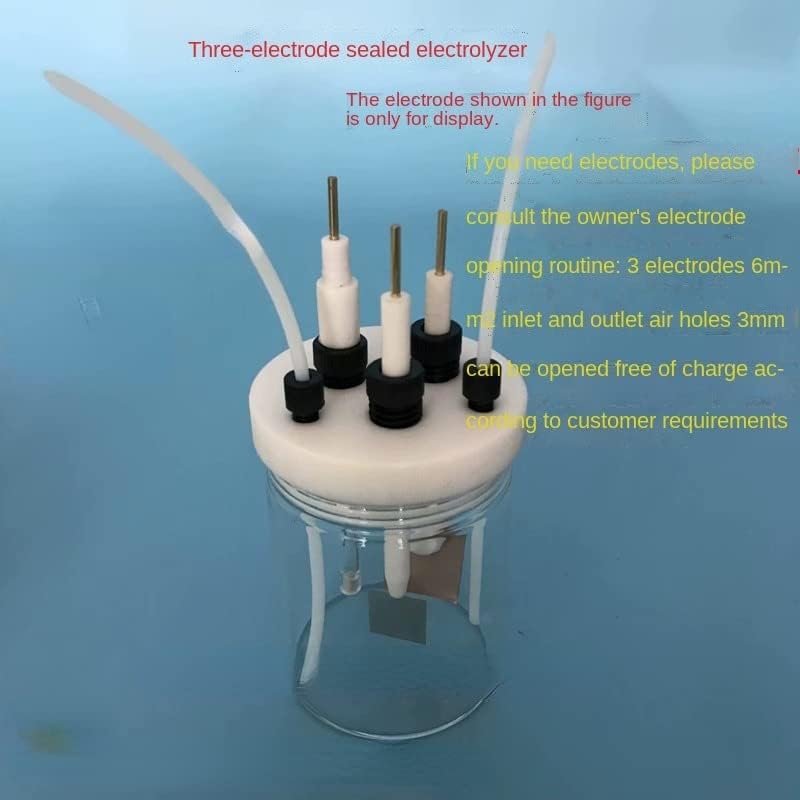 C001 sealed electrolytic cell/straight five-port sealed electrolytic cell/three-electrode system common electrolytic cell (50ml sealed electrolytic cell)