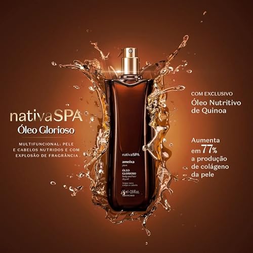 LILY O BOTICÁRIO NATIVA SPA OLEO GLORIOSO AMEIXA 85ml