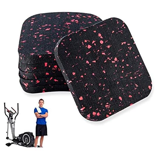 XP 6 Pack Treadmill Mat, High Density Exercise Equipment Mat for Hardwood Floors and Carpet Protection 3.94" X 3.94" X 0.4"