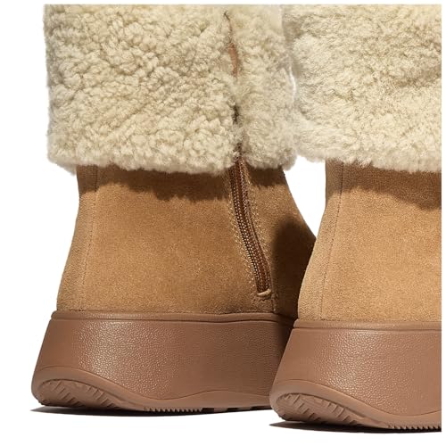 Image of FitFlop Women's F-Mode Suede Flatform Sneaker