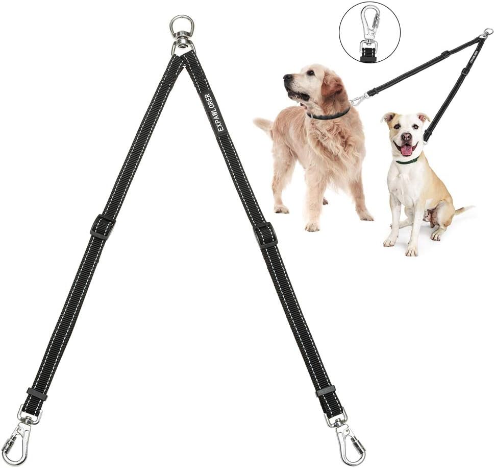 Adjustable Double Dog Leash Coupler for Tangle-Free Botswana Ubuy