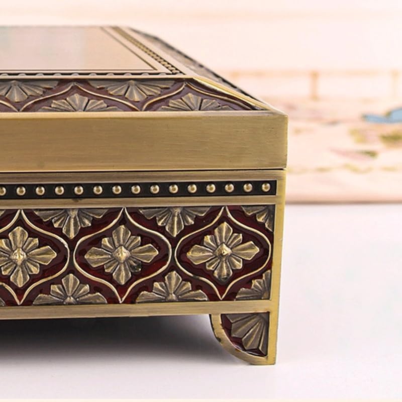 Vintage Princess Jewelry Box Storage Wedding Gift Makeup image 5