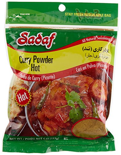 SADAF Hot Curry Powder, 4 OZ