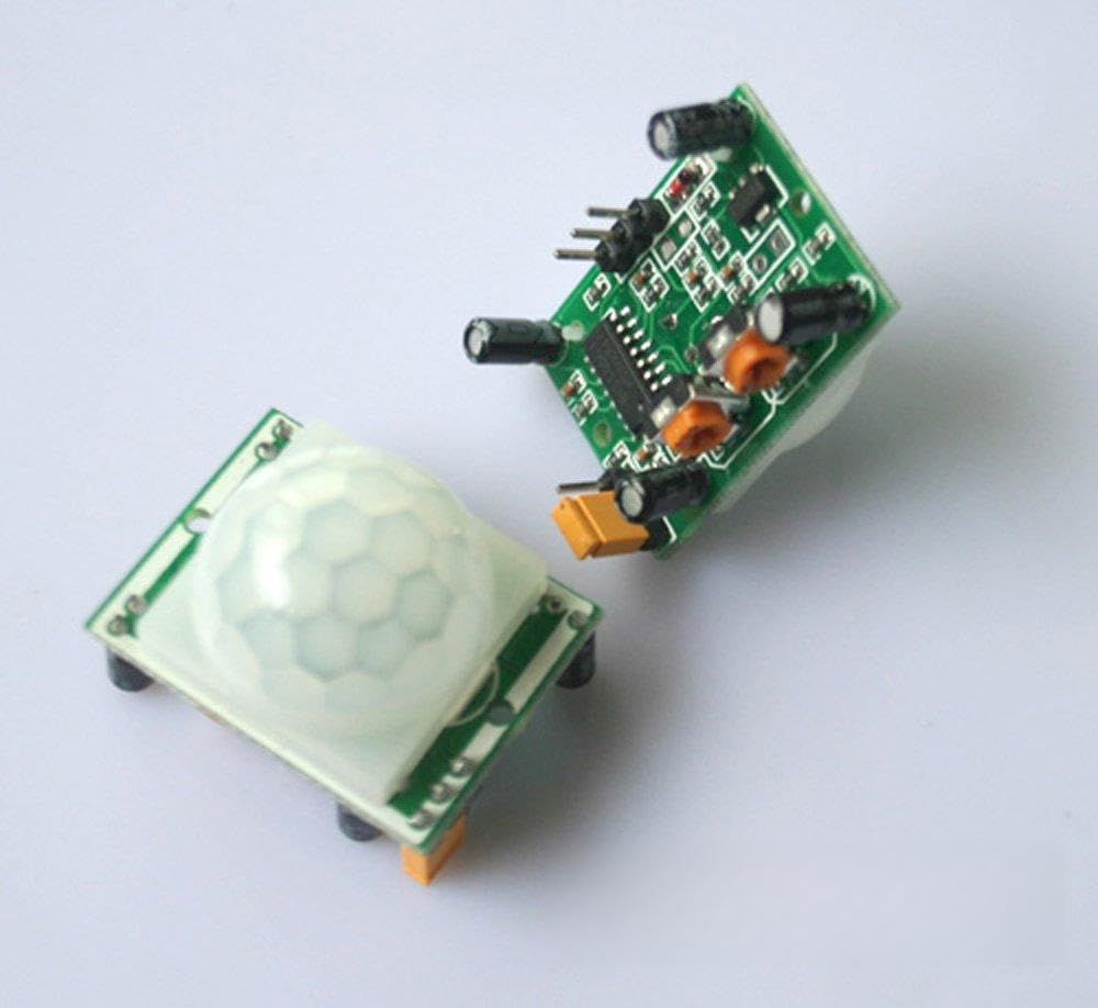 Shuohui Pack Of 4 Hc-Sr501 Pyroelectric Infrared Ir Pir Motion Sensor Detector Module