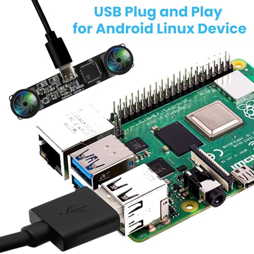 ELP 3D Stereo USB Camera 120 fps Global Shutter 120° No Distortion Sync Dual Lens 3200x1200 3D Video Camera for PC, Mac, Linux, Windows - Image 8