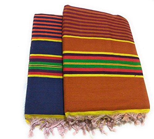 Image of Multipurpose Cotton Carpet Bhavani Jamkhana Satranji Carpet (Multicolour, Standard) -Pack of 2
