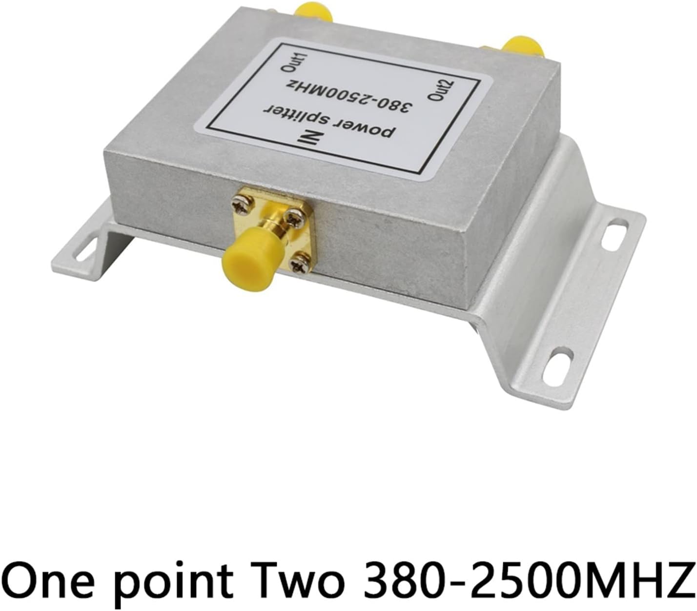 2/3/4 Way SMA Power Splitter SMA Female Power Divider Signal Cable Splitter Female Divider 1Pcs (Color : SMA 380-25MHz 1to2)