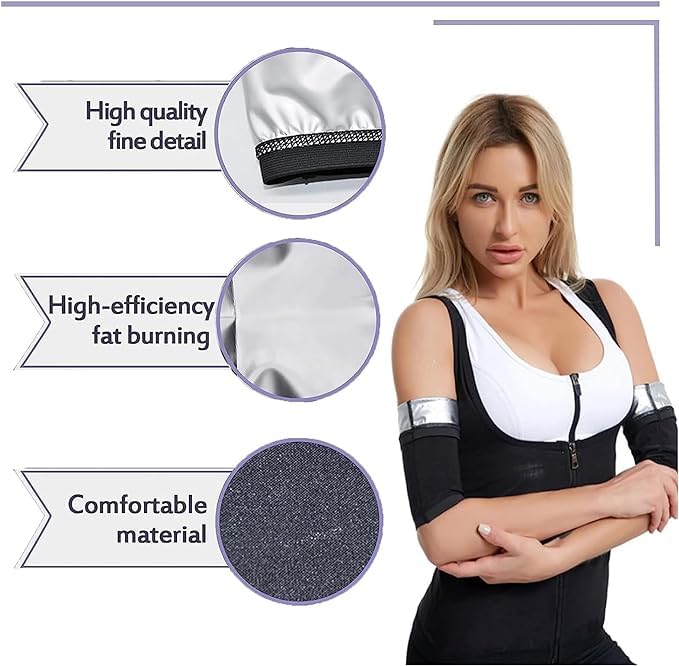Fascia Braccia Dimagrante per Donna Brucia Grassi Sudorazione
