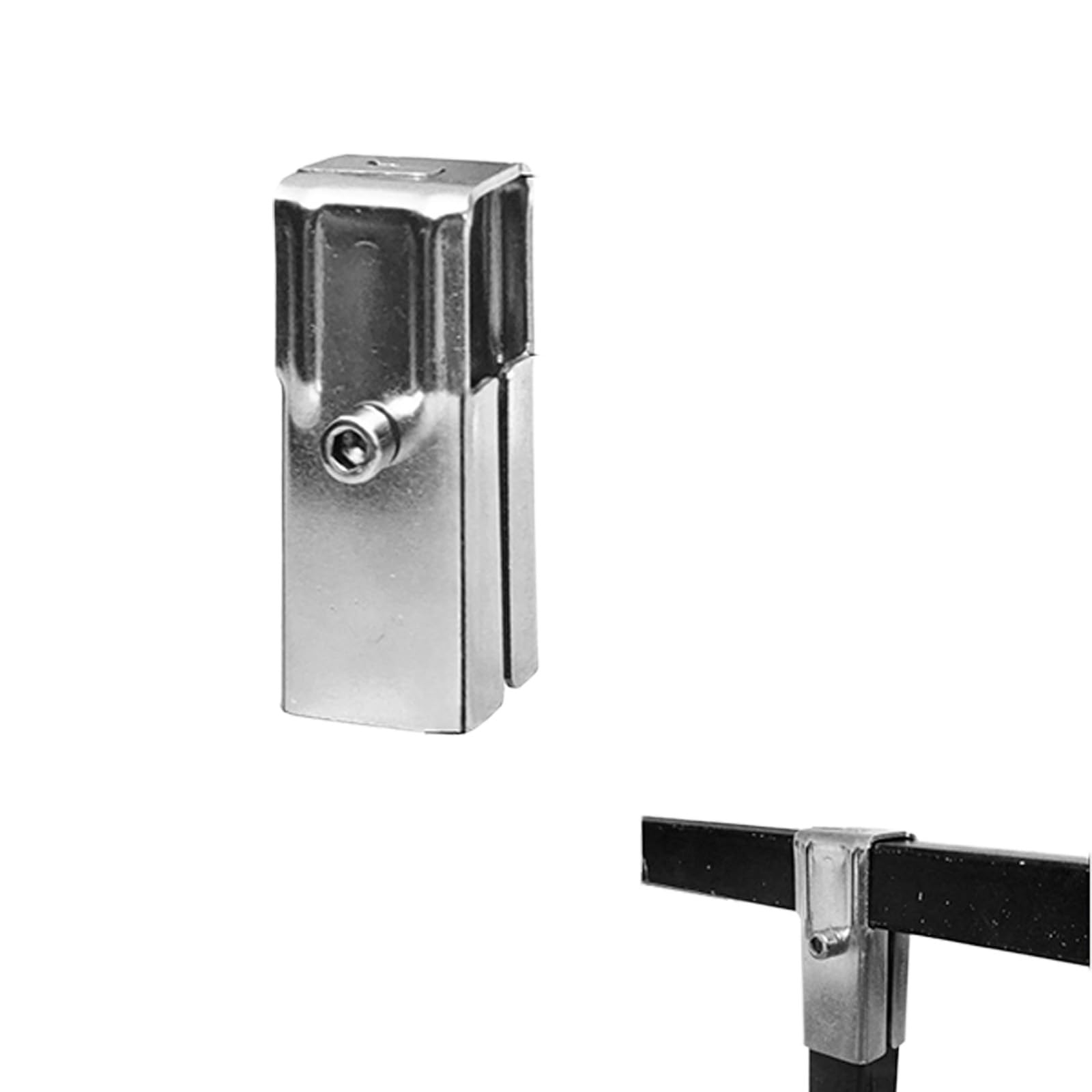 CUNZJIA Stainless Steel Joint Square Tube Connector Connection Fastener for Furniture Framing and Structural Enduring