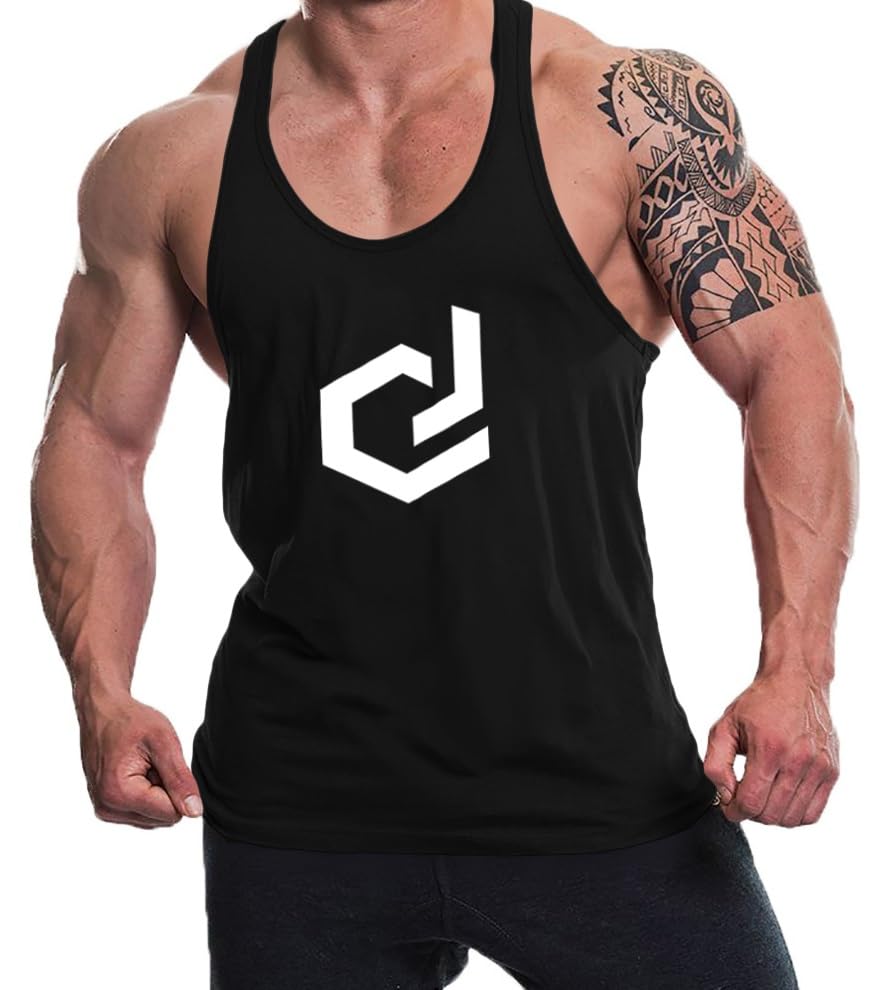 Image of THE BLAZZE Men's Cotton Sleeveless Tank Tops Gym Vest for Mens