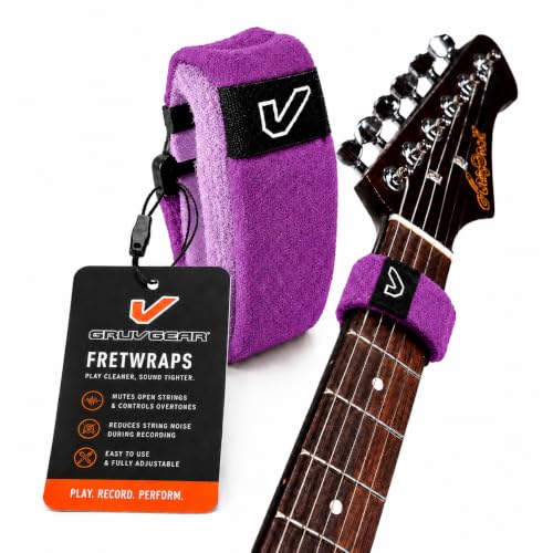 Image of Gruv Gear FW-1PK-PUR-SM Small HD 'Gem' String Muter (Purple)