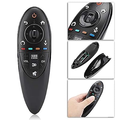 Universal Smart TV Remote Control, 10m/33ft Range, Replacement Remote for LG AN-MR500G AN-MR500 MBM63935937, 3D Smart TV Control, Black