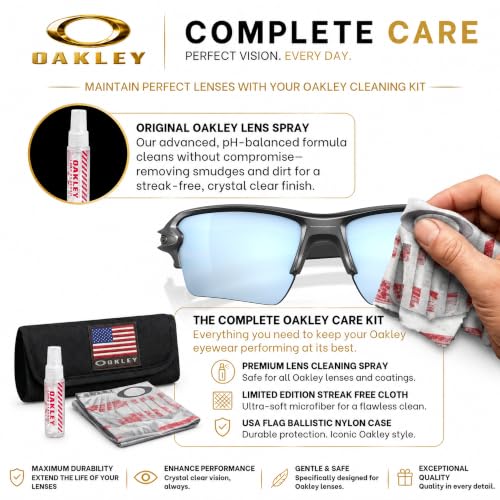 Image of Oakley FLAK 2.0 XL OO9188 Rectangle Sunglasses With Official Eyewear Kit | Men's & Women's Sunglasses