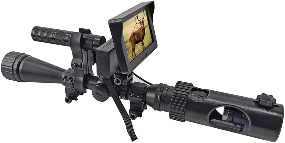 2 Night Vision Scope With Super Anti-shock，Photo and Video Record, HD 720P Hunting Camera Optics Sight Night Vision Goggles