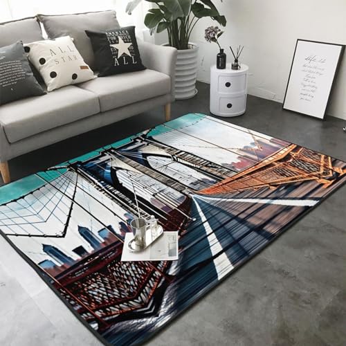Tapis Brooklyn imprimé doux pour une décoration de chambre moderne - 3