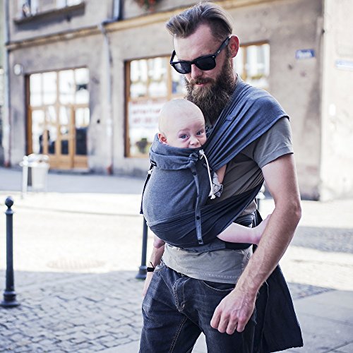 Didymos DidyKlick babydrager, Doubleface antraciet, zwart - Image 7