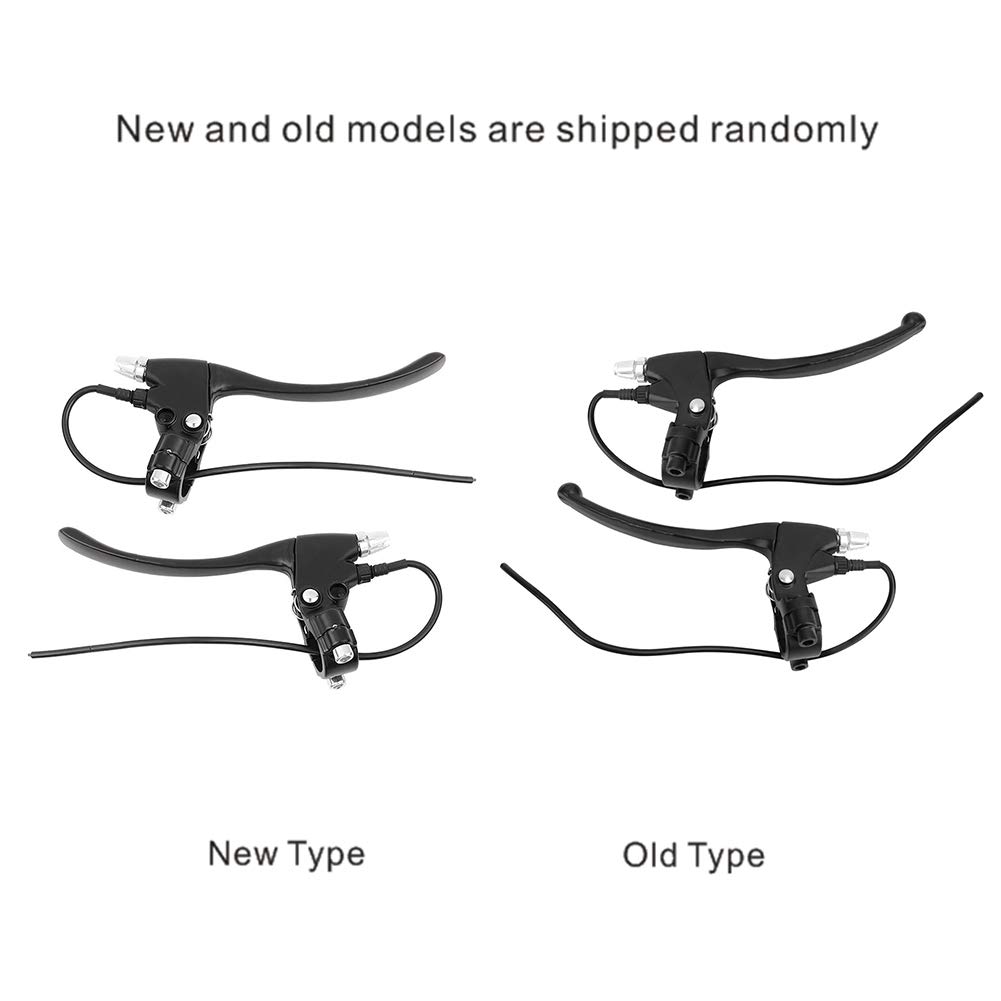 Qqmora Leva del Freno per Bicicletta elettrica, Manubrio del Freno Aspetto Elegante per sostituire Gli Accessori Design ergonomico per Biciclette elettriche per Ciclisti(Nero)