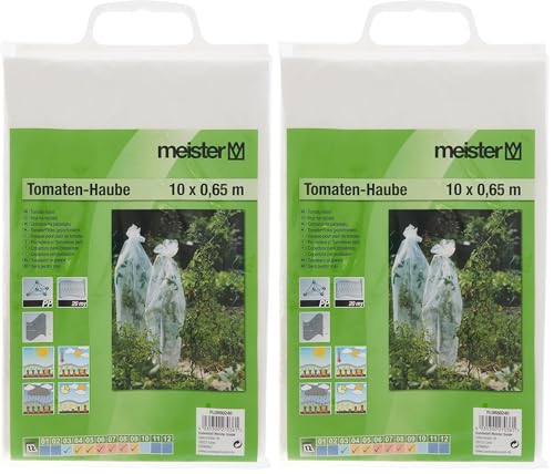 Connex FLOR80240 Film Protection Spécial Tomates Perforé 10 x 0,65 m (Lot de 2)