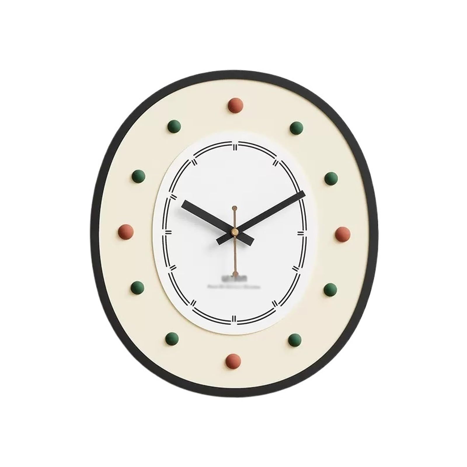 EINES Wall Clocks No-punch Clock Wall Clock Living Room Bedroom Creative Atmosphere Modern minimalist Wall Clock Office(C)