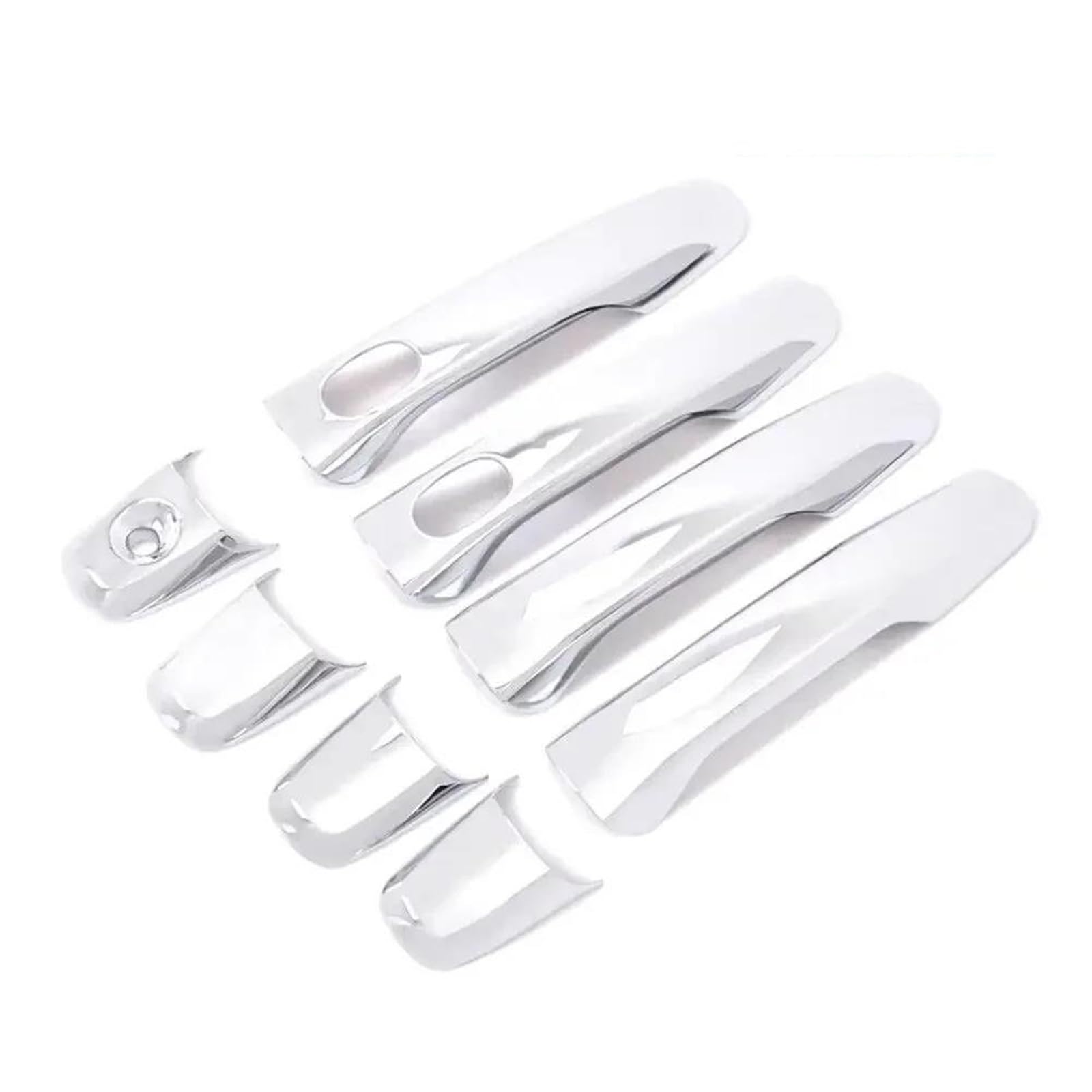 KJHOPY Car Door Handle Cover Stickers Decorative Strips Protective Accessories for Ford for Explorer 2011-2019(Style 5)
