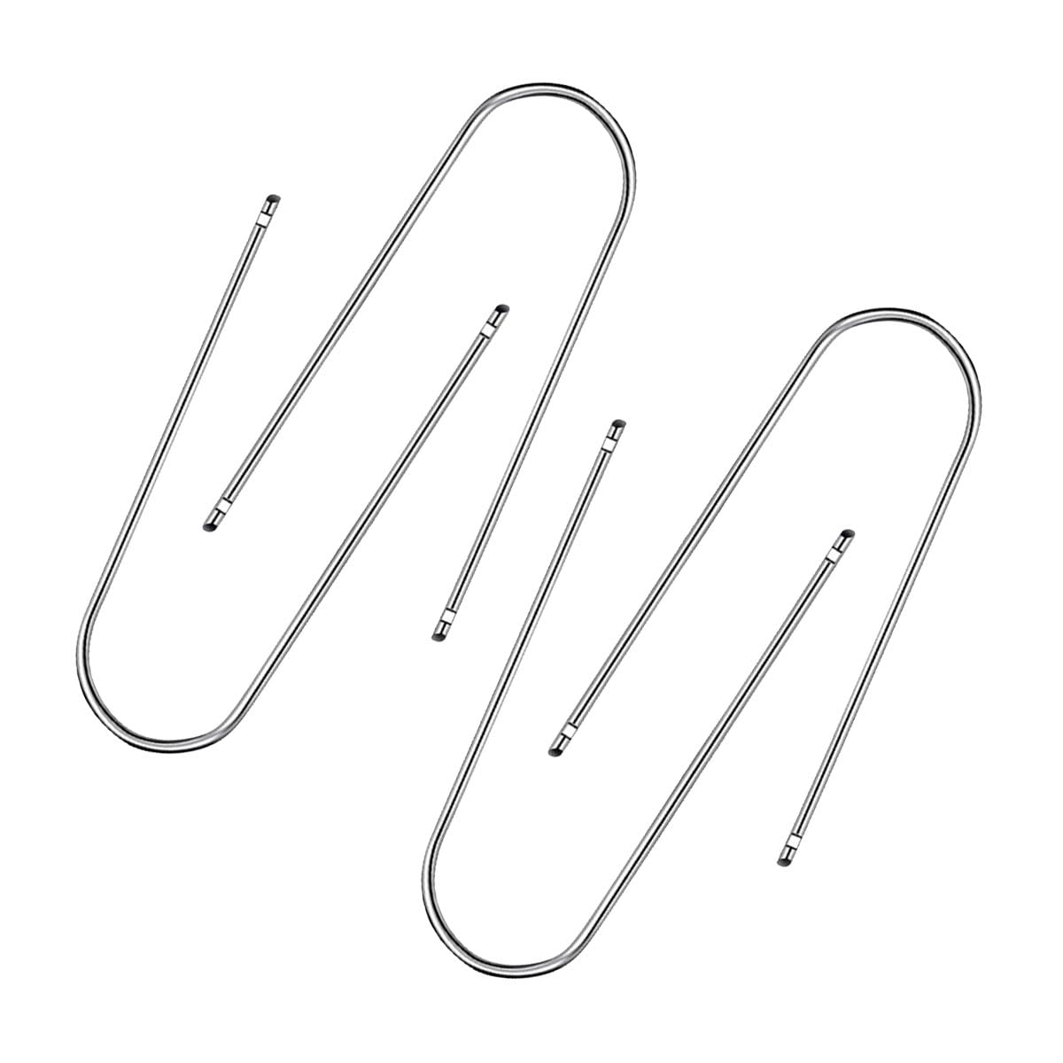 4PCS Car Radio Removal Pry Tool Kit, Auto U-Shaped Stereo Release Tool, Car Radio Removal Tool Stainless Steel for Disassembly of Most Car CD Audio Frequency Converter (U-Shaped)