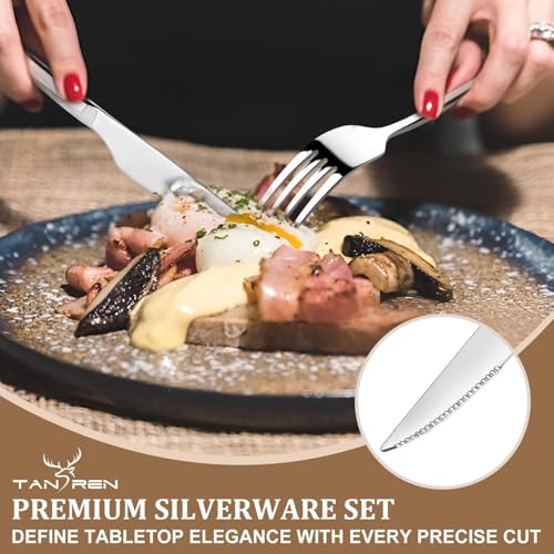 Set Cuchillos Deshuesar y Vajilla 40 Piezas Acero Inox miniatura 3