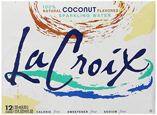 Image of La Croix Sparkling Water, Coconut, 12 oz Can (Pack of 12)