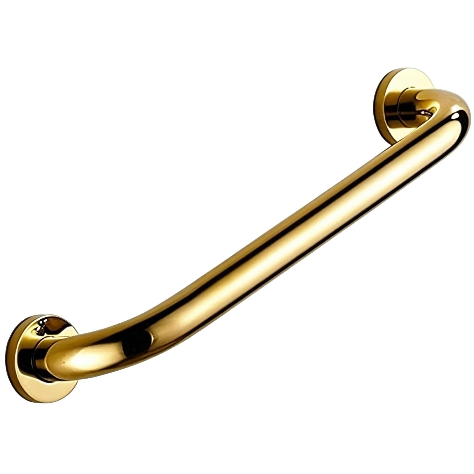 FKXSXAZ Gold Grab Bars for Bathroom, Home Shower Non-Slip Balance Assist Hand Rail with Concealed Screws, 50cm 60cm 80cm Handicap Elderly Injury Support Wall Mount Handle(1.3ft/40cm)