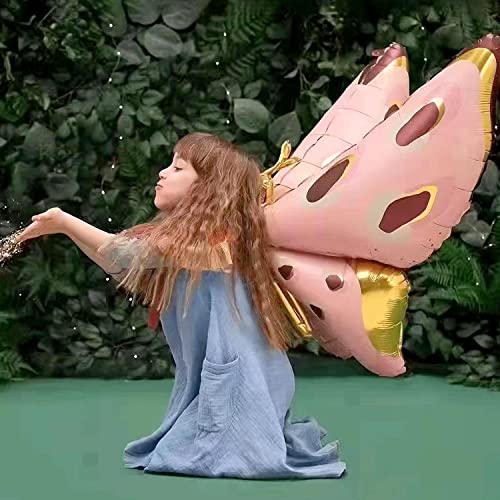 47'' Huge Butterfly Balloons Butterfly Wings Balloon Strap Butterfly Design For Women Kids Funny Party Decorations Butterfly Balloons For Party Mother's Day Gift Birthday Baby Shower Party Supplies #TOP7