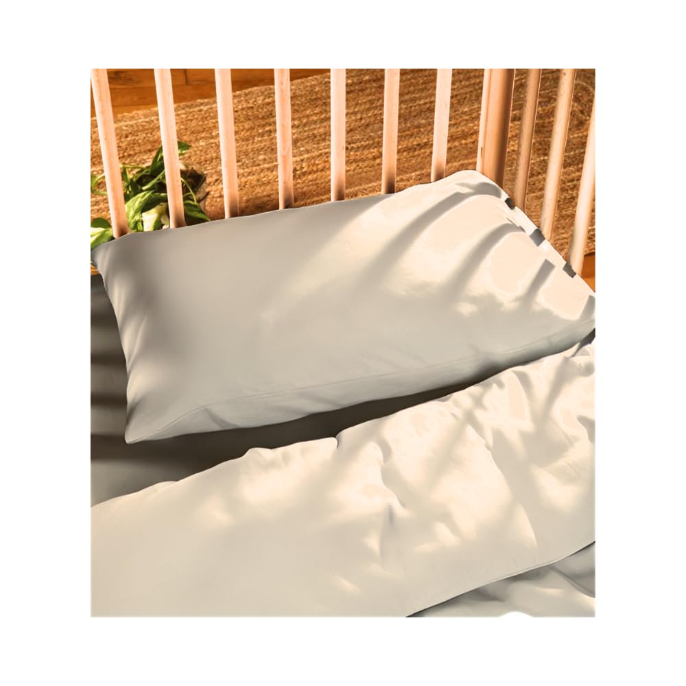 KLULK Set of Pillow Cases for Children 40 x 60 cm, Breathable and Hypoallergenic, Made in 100% Pure Cotton Natural Fibre - Image 3