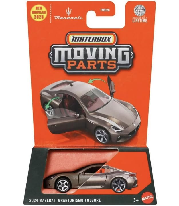 Matchbox Moving Parts Maserati Granturismo Folgore 1:64 miniatura 1