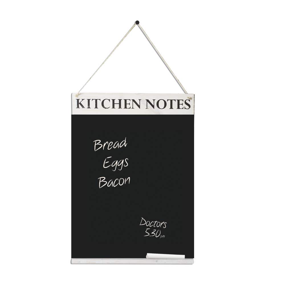 Chalkboards UK WC643WW Kitchen Notes Lavagna, Legno, Bianco Lavato, A3 (42 x 30 x 1,6 cm)