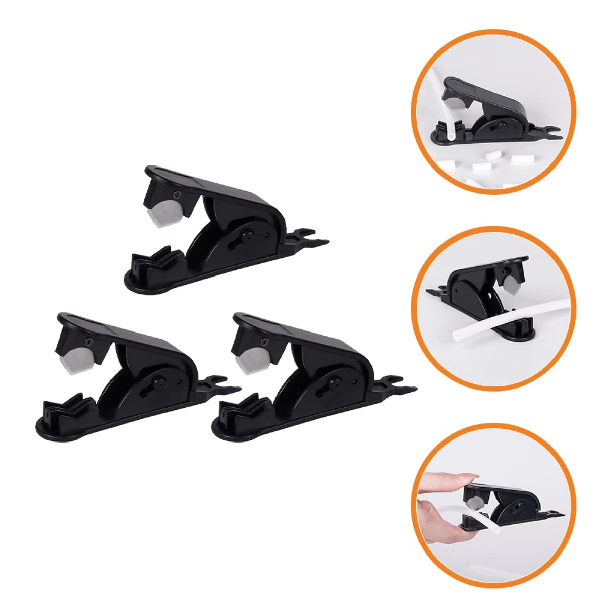 Mikikit 1set Pipe Cutter Tube Cutter Tubing Cutter Conduit Cutter Tubing Notcher Portable Hose Water Purifier Hose Cutting Tool Wire Cutter Air Hoses Air Hose Cutter Scissor Plastic 3pcs