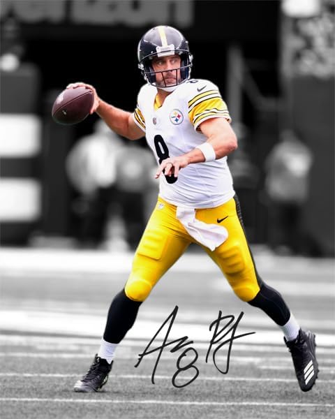 Ikonic Fotohaus Aaron Rodgers Signed Photo Autograph Print Wall Art Home Decor, 8x10 Inch, White