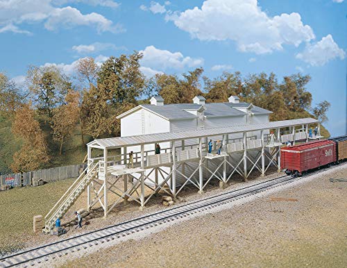 Walthers Cornerstone Series Kit HO Scale Ice House and Icing Platform,grey, 8, Multiple, 6 UK