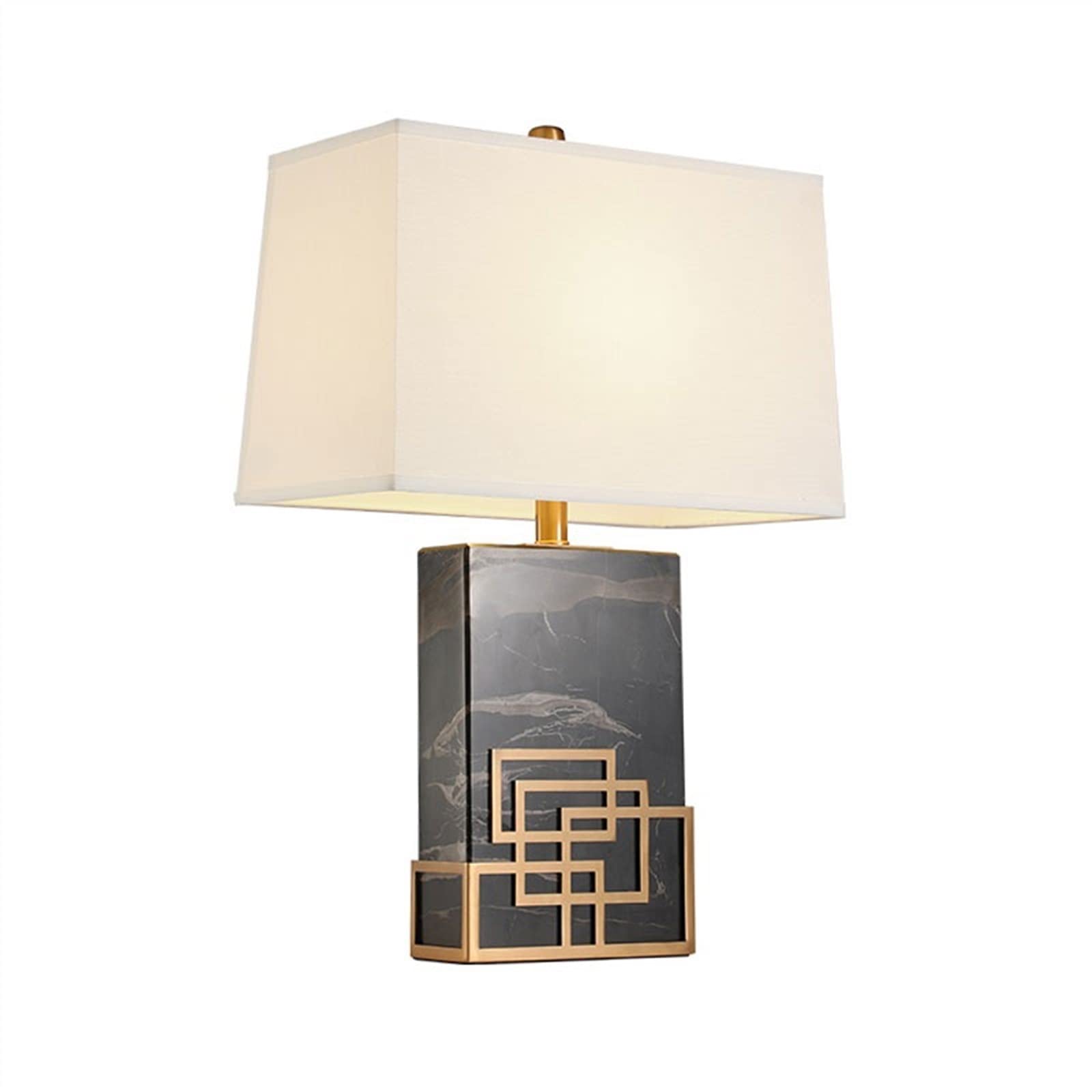 Luce da Scrivania Luce per la Lettura Lampada da tavolo moderna in marmo Design in metallo Lampada decorativa for interni Lampada da comodino for camera da letto pratica Lampade da scrivania for l'hom