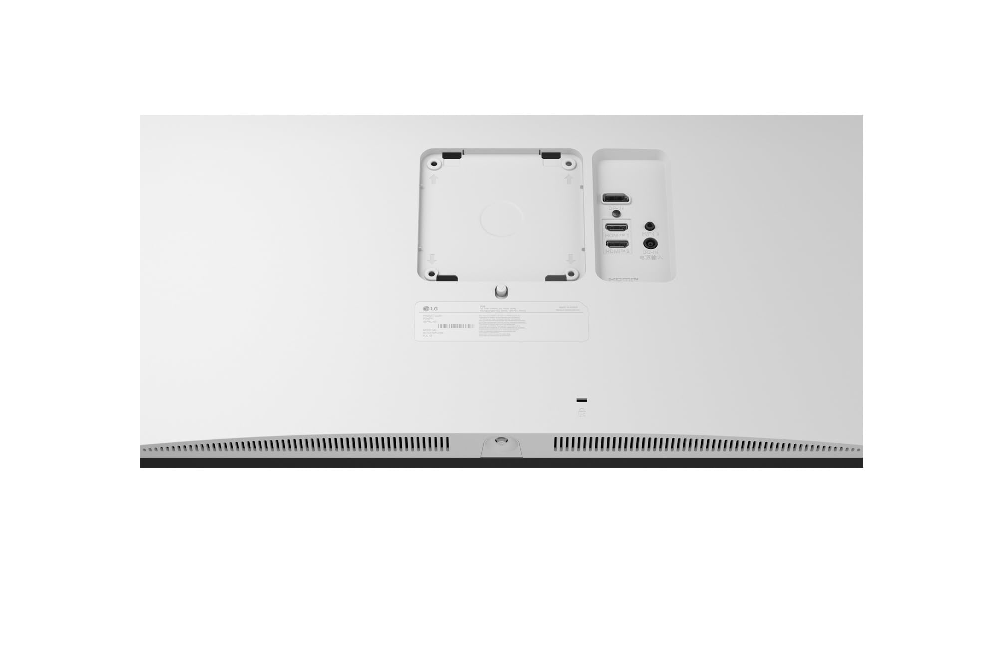 LG, 27 Zoll, Ultrafine Display, Monitor, UHD 4K 3840 x 2160, IPS, HDR10, DCI-P3 90%, 27US550-W.AEU – Weiß