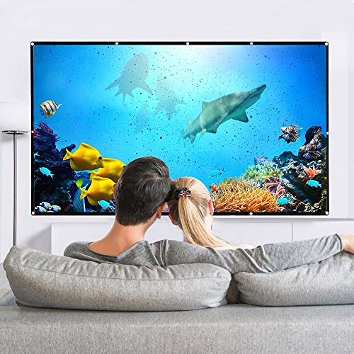 Pantalla para proyector portátil 60 pulgadas 16:9 plegable miniatura 4
