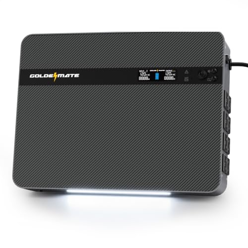 GOLDENMATE 1500VA/1000W Lithium UPS on Amazon