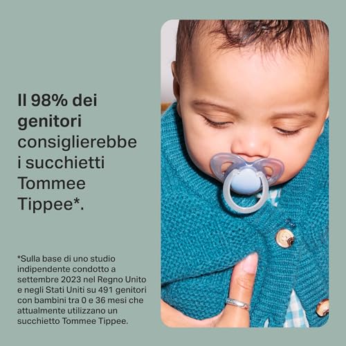 Tommee Tippee Succhietto Nighttime, 18-36 Mesi, Confezione Da 6 Di Succhietti Luminosi Con Capsula Sterilizzatrice Riutilizzabile - 3