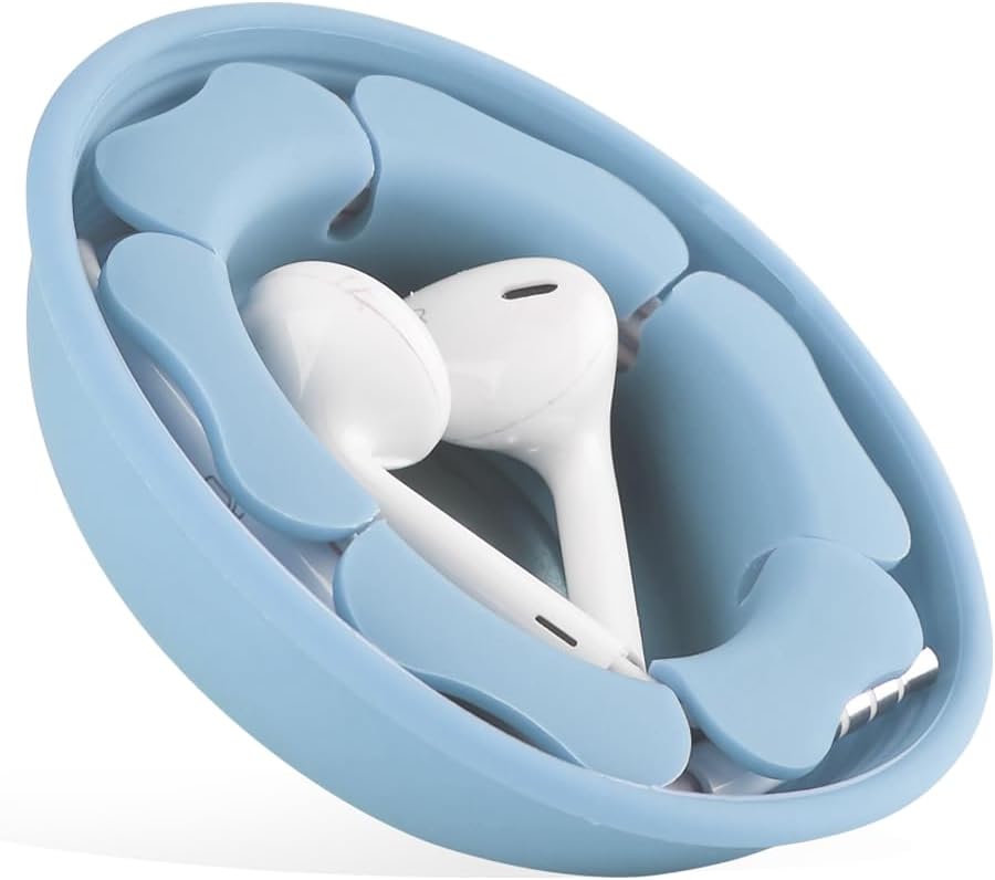 MAIRUI Wired Earbud Case Earphone Headphone Cord Organizer Earbuds Wrap Soft Silicone Magnetic Holder Storage Tangle Free Travel Cable Winder MAIRUI Wired Earbud Case Earphone Headphone Cord Organizer Earbuds Wrap Soft Silicone Magnetic Holder Storage Tangle Free Travel Cable Winder