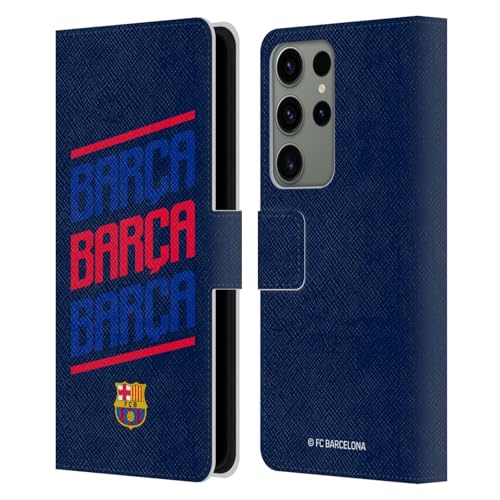 Funda Samsung Galaxy S23 Ultra 5G FC Barcelona tipo libro con tarjetero y soporte